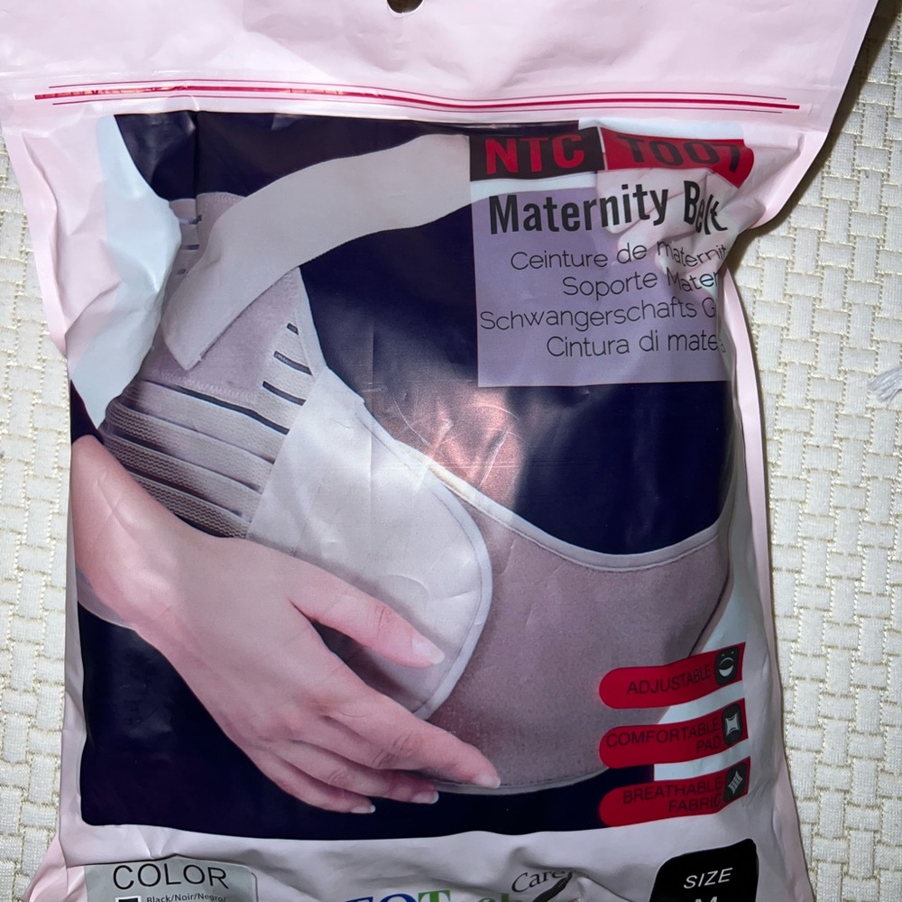 NeoTech Maternity Belt Black Size Medium